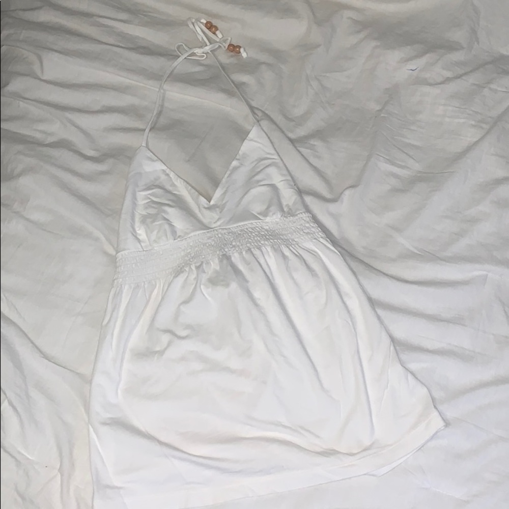 Loft White Halter Top size Small